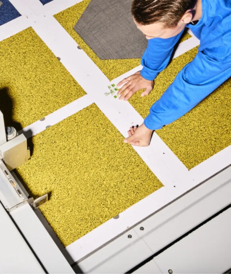 Duurzame tapijttegels ontwikkeling door Anew Flooring