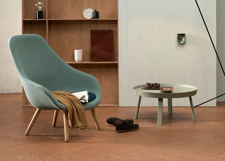 Marmoleum Modular vloer in houtlook