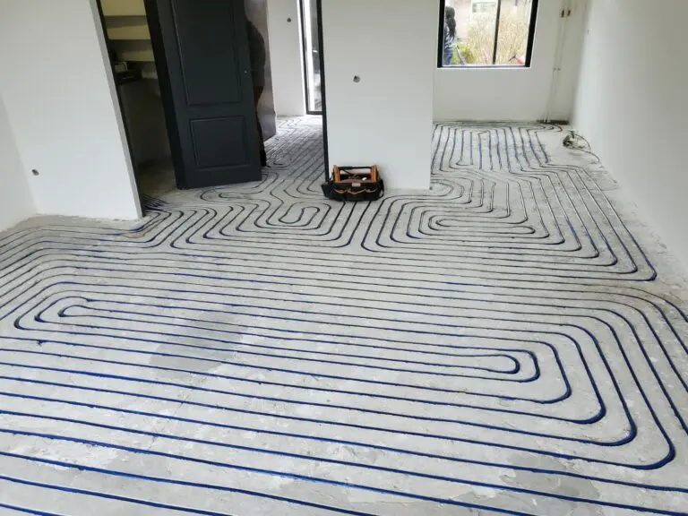 Vloerverwarming in woning