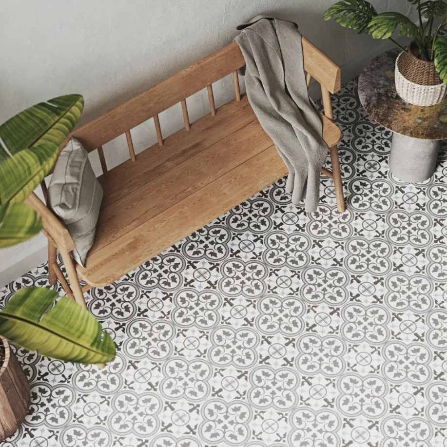 Keramische tegels met een patroon